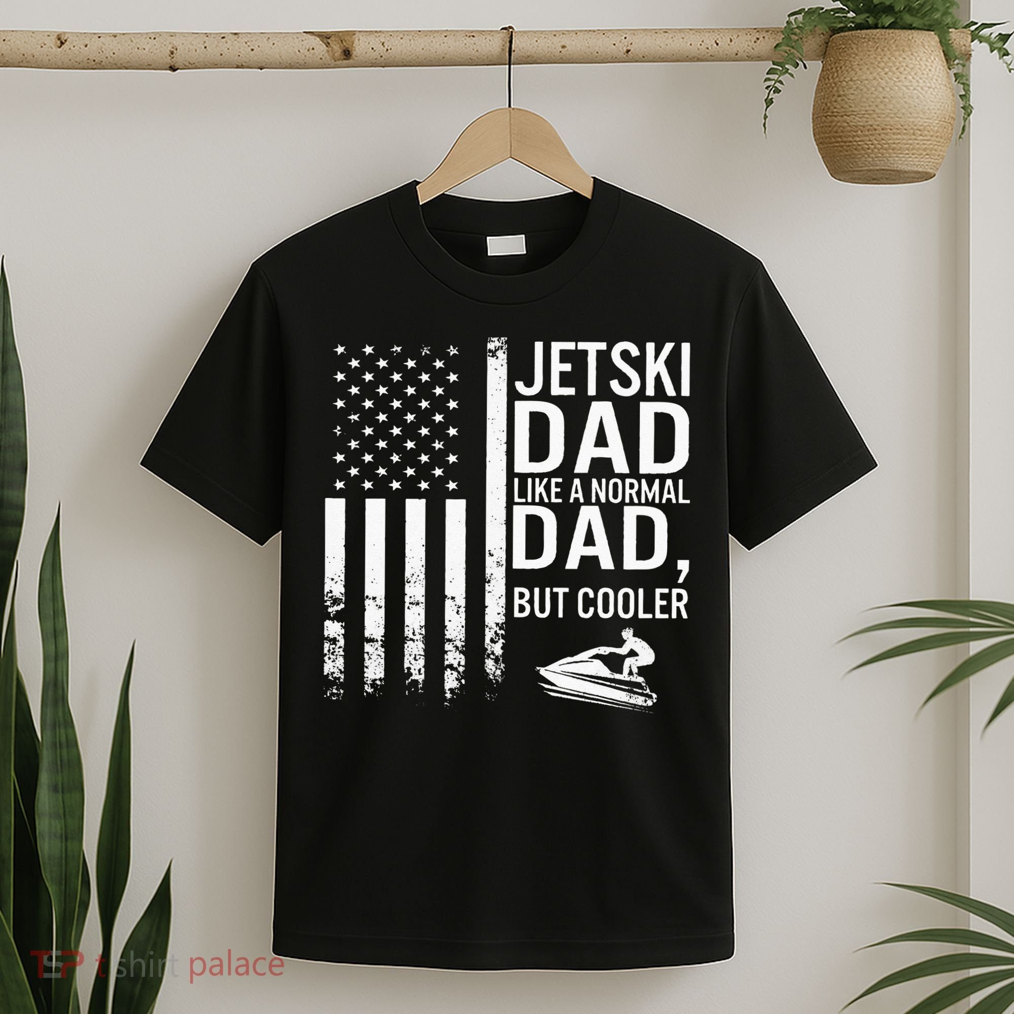 Jetski Dad Fathers Day Dad Jet Ski Rider Water Jet Skiing T-Shirt