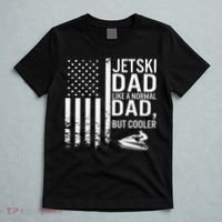 Jetski Dad Fathers Day Dad Jet Ski Rider Water Jet Skiing T-Shirt thumb 5