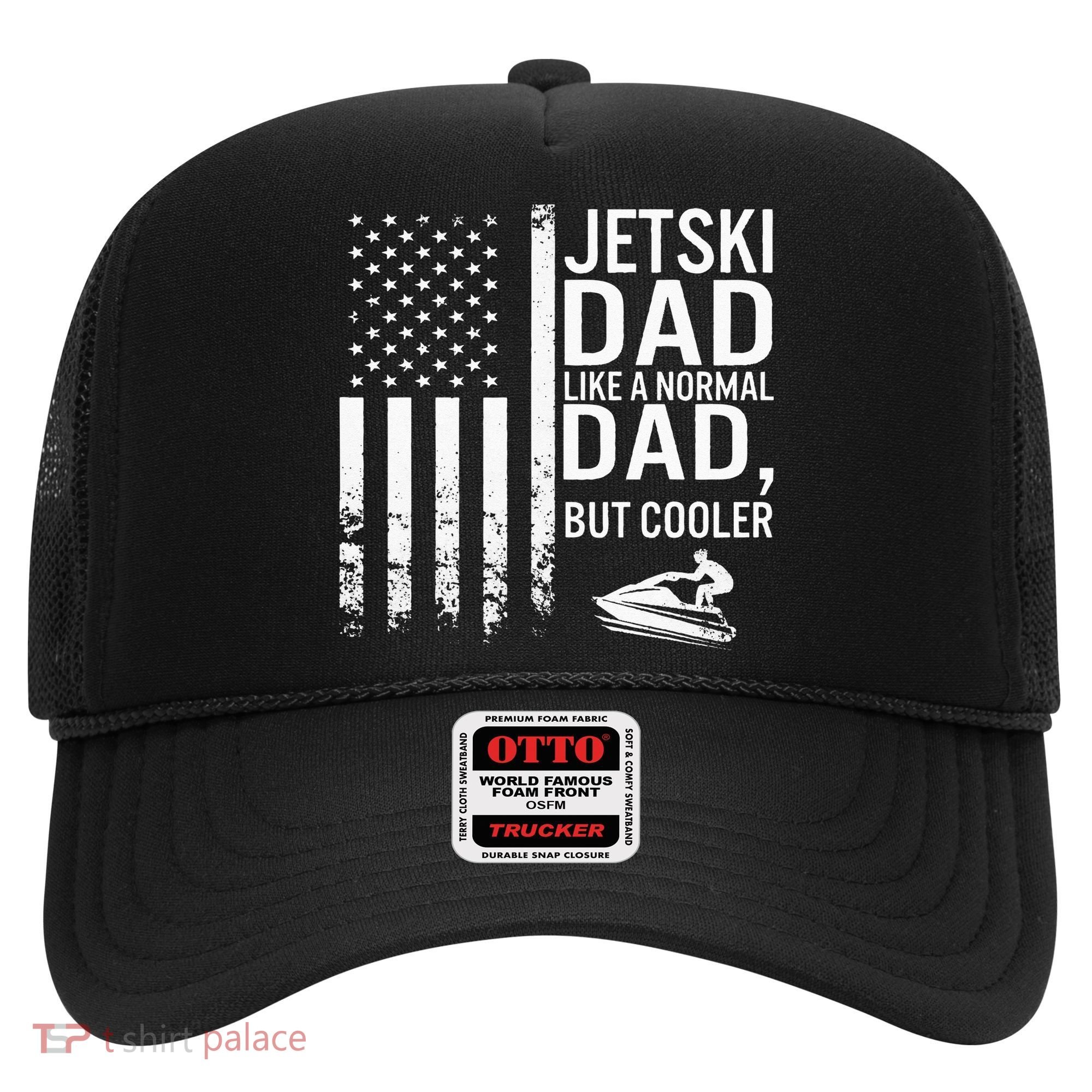 Jetski Dad Fathers Day Dad Jet Ski Rider Water Jet Skiing Hat