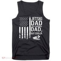Jetski Dad Fathers Day Dad Jet Ski Rider Water Jet Skiing Tank Top thumb 0