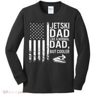 Jetski Dad Fathers Day Dad Jet Ski Rider Water Jet Skiing Kids Long Sleeve Shirt thumb 0