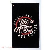 Jetski Dad Fathers Day Dad Jet Ski Rider Water Jet Skiing Great Gift Golf Towel thumb 0