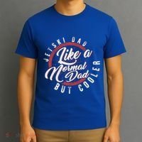 Jetski Dad Fathers Day Dad Jet Ski Rider Water Jet Skiing Great Gift T-Shirt thumb 3