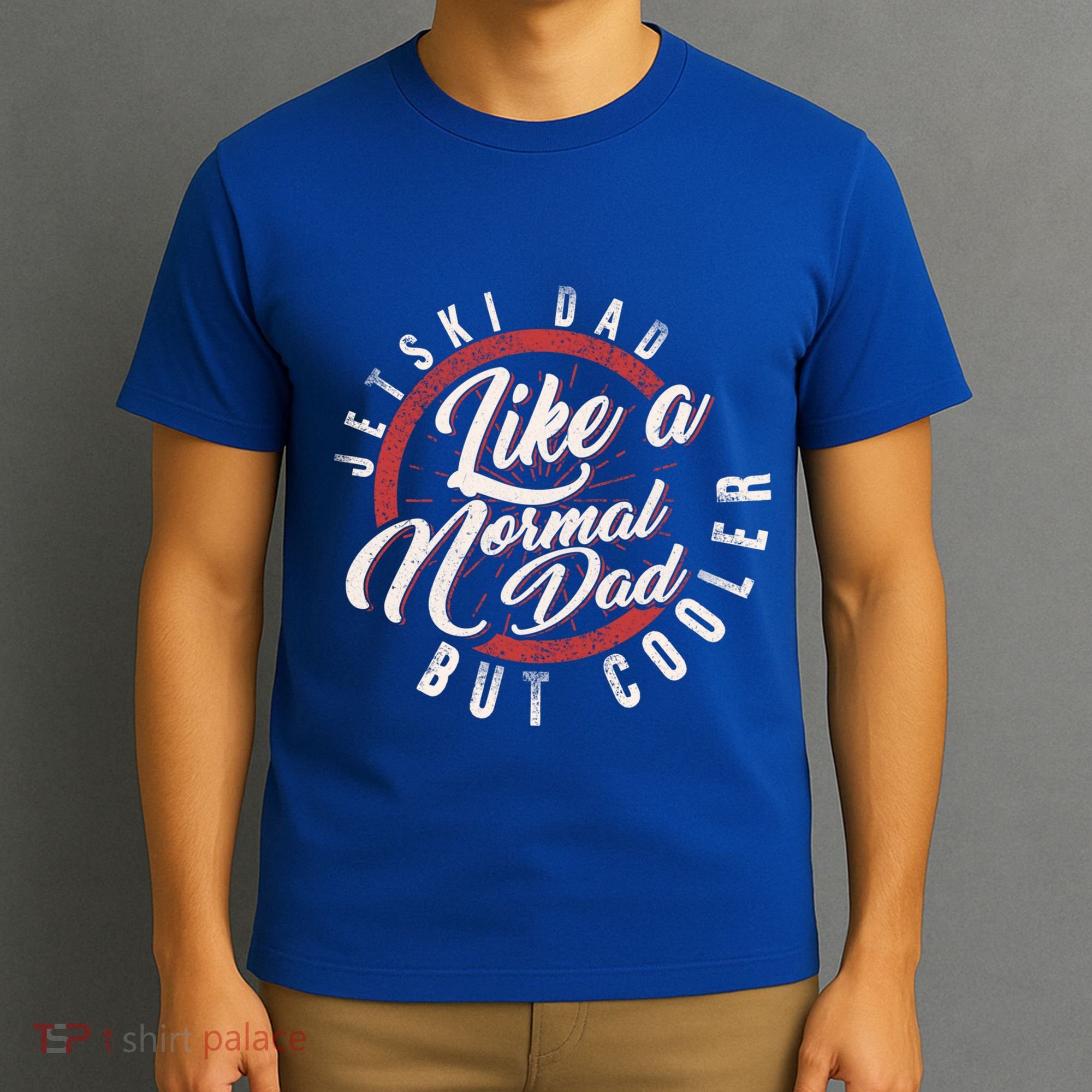 Jetski Dad Fathers Day Dad Jet Ski Rider Water Jet Skiing Great Gift T-Shirt
