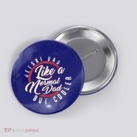 Jetski Dad Fathers Day Dad Jet Ski Rider Water Jet Skiing Great Gift Button thumb 0
