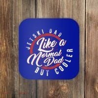Jetski Dad Fathers Day Dad Jet Ski Rider Water Jet Skiing Great Gift Coaster thumb 0