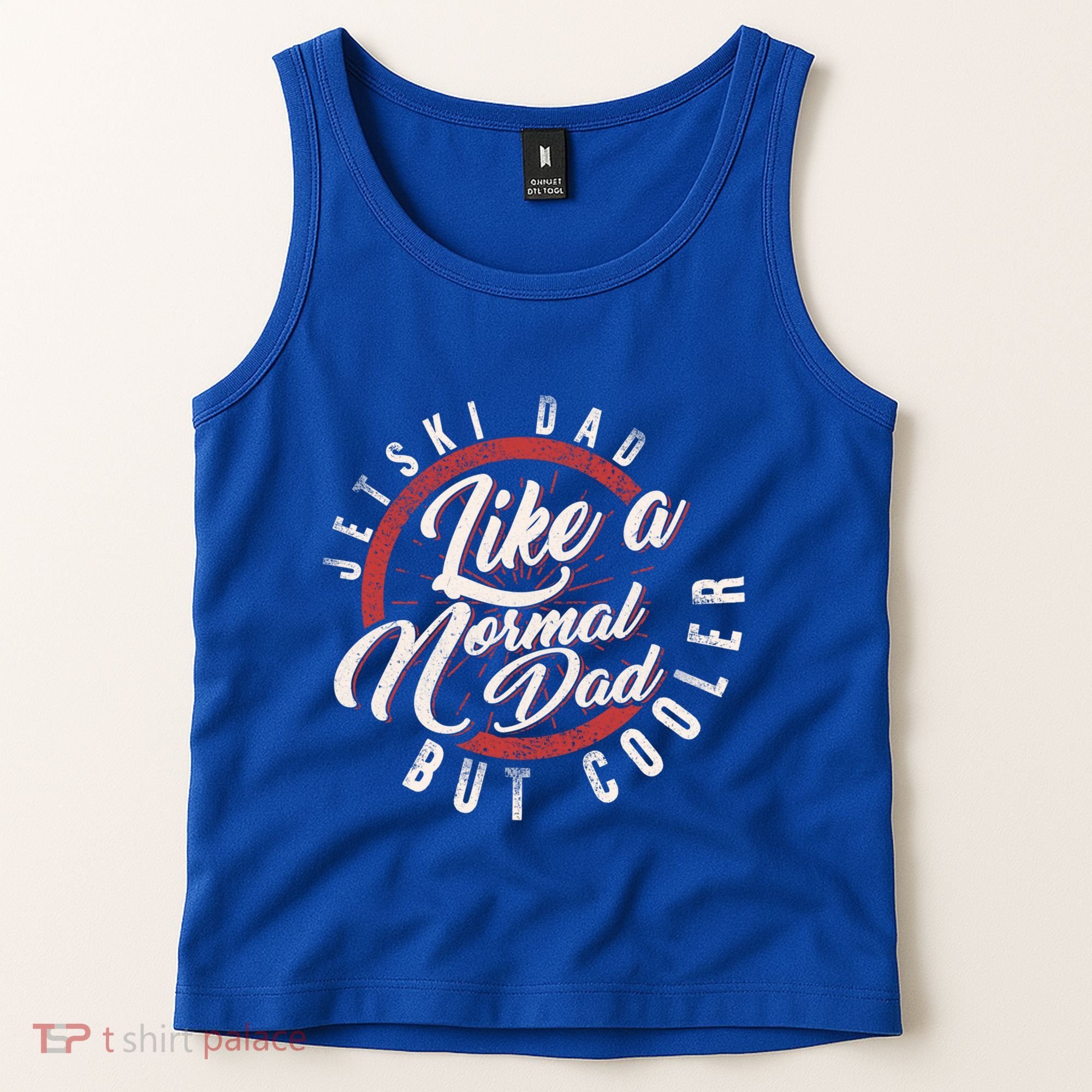 Jetski Dad Fathers Day Dad Jet Ski Rider Water Jet Skiing Great Gift Tank Top