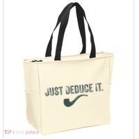 Just Deduce It Funny S.H.E.R.L.O.C.K H.O.L.M.E.S Detective Tote Bag thumb 2