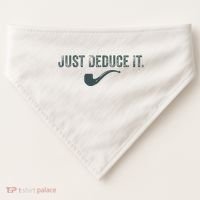 Just Deduce It Funny S.H.E.R.L.O.C.K H.O.L.M.E.S Detective USA-Made Doggie Bandana thumb 0