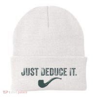 Just Deduce It Funny S.H.E.R.L.O.C.K H.O.L.M.E.S Detective Beanie thumb 0