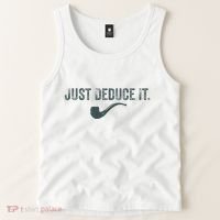 Just Deduce It Funny S.H.E.R.L.O.C.K H.O.L.M.E.S Detective Tank Top thumb 2