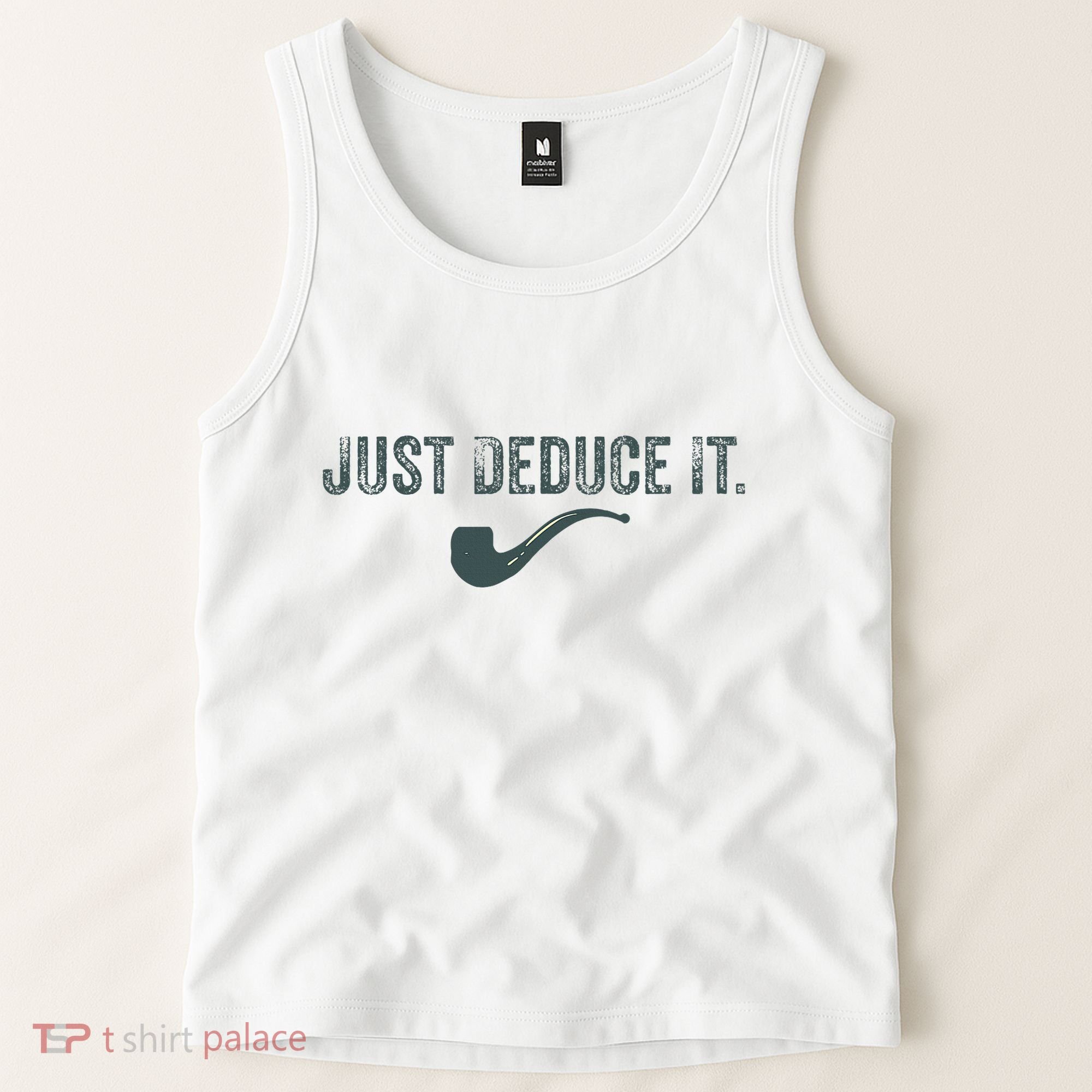 Just Deduce It Funny S.H.E.R.L.O.C.K H.O.L.M.E.S Detective Tank Top