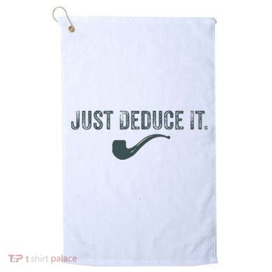 Just Deduce It Funny S.H.E.R.L.O.C.K H.O.L.M.E.S Detective Golf Towel