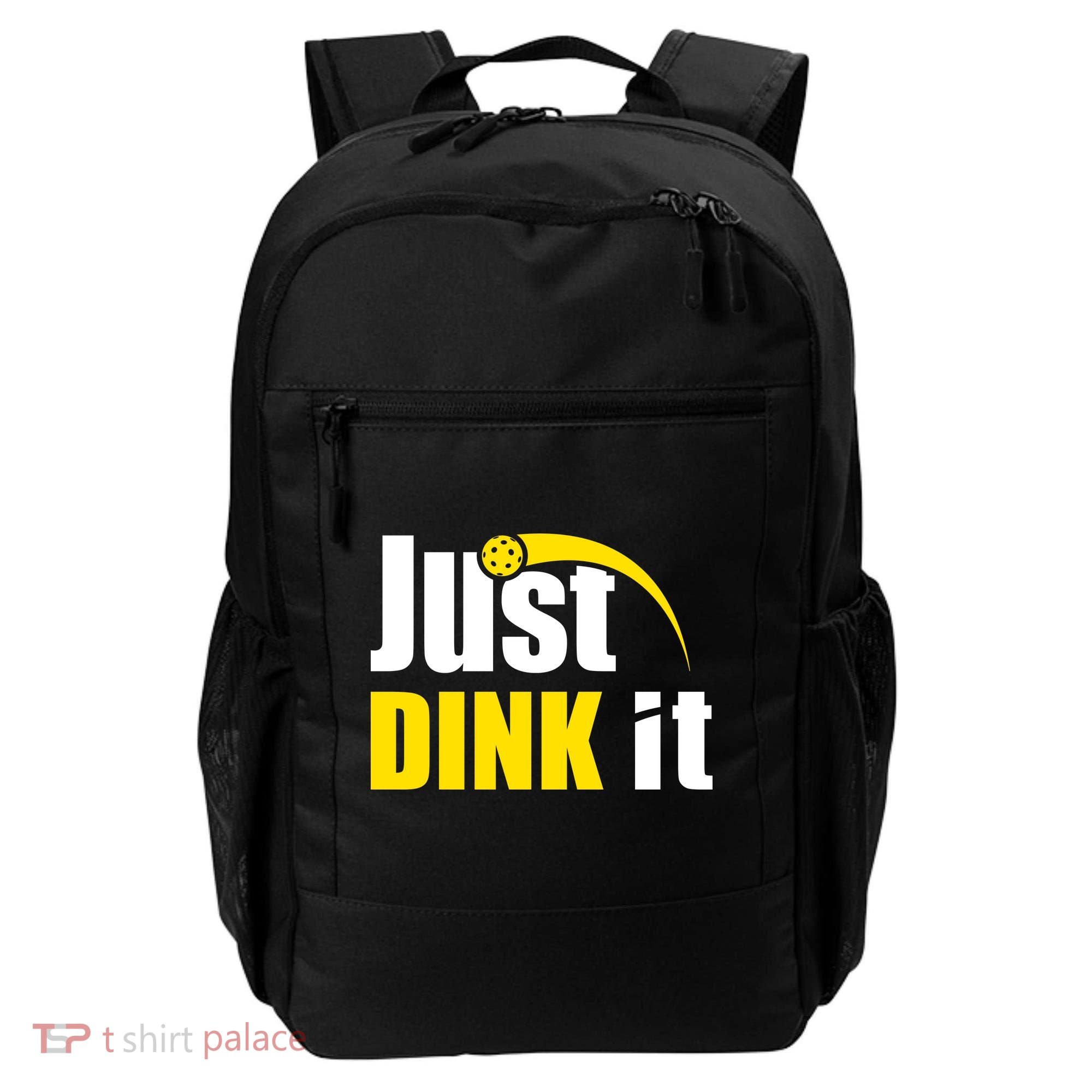 Just Dink It Funny Pickleball Play Pickle Ball Backpack