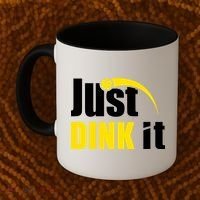 Just Dink It Funny Pickleball Play Pickle Ball Coffee Mug thumb 2