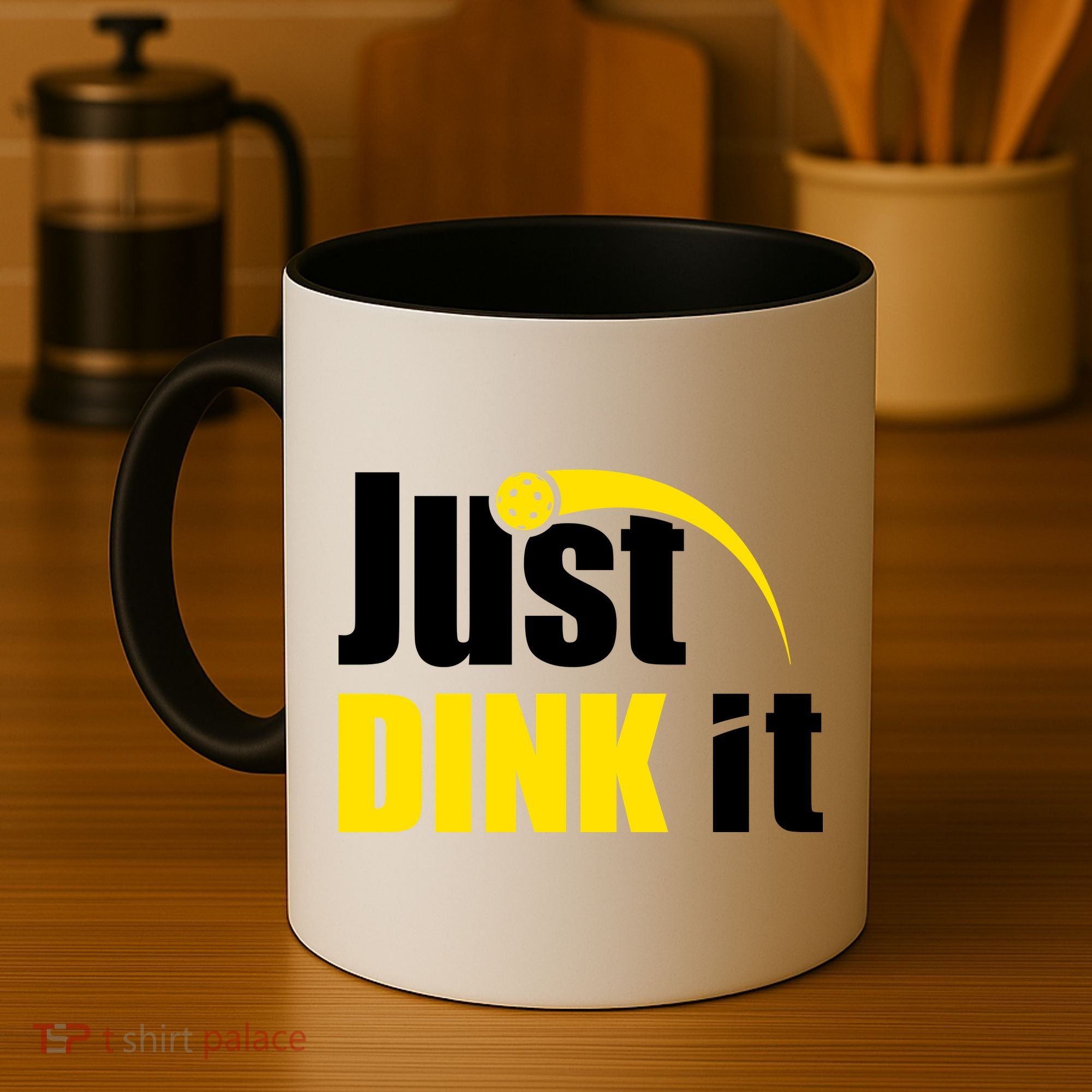 Just Dink It Funny Pickleball Play Pickle Ball Coffee Mug