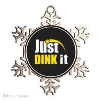 Just Dink It Funny Pickleball Play Pickle Ball Ornament thumb 0