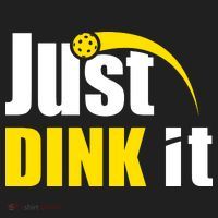 Just Dink It Funny Pickleball Play Pickle Ball Golf Towel thumb 3