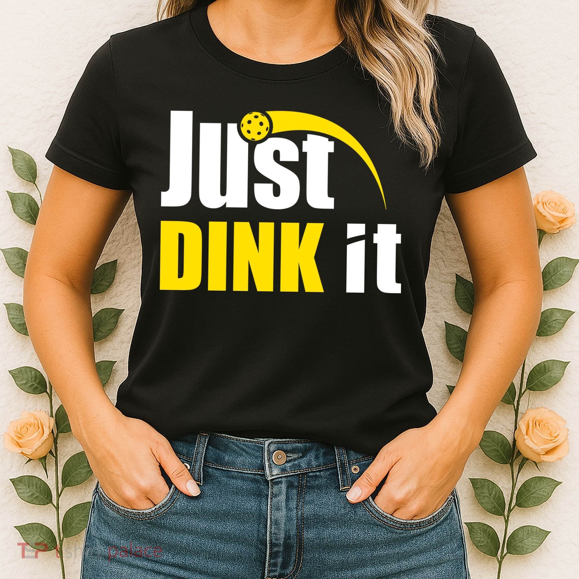 Just Dink It Funny Pickleball Play Pickle Ball Women's T-Shirt