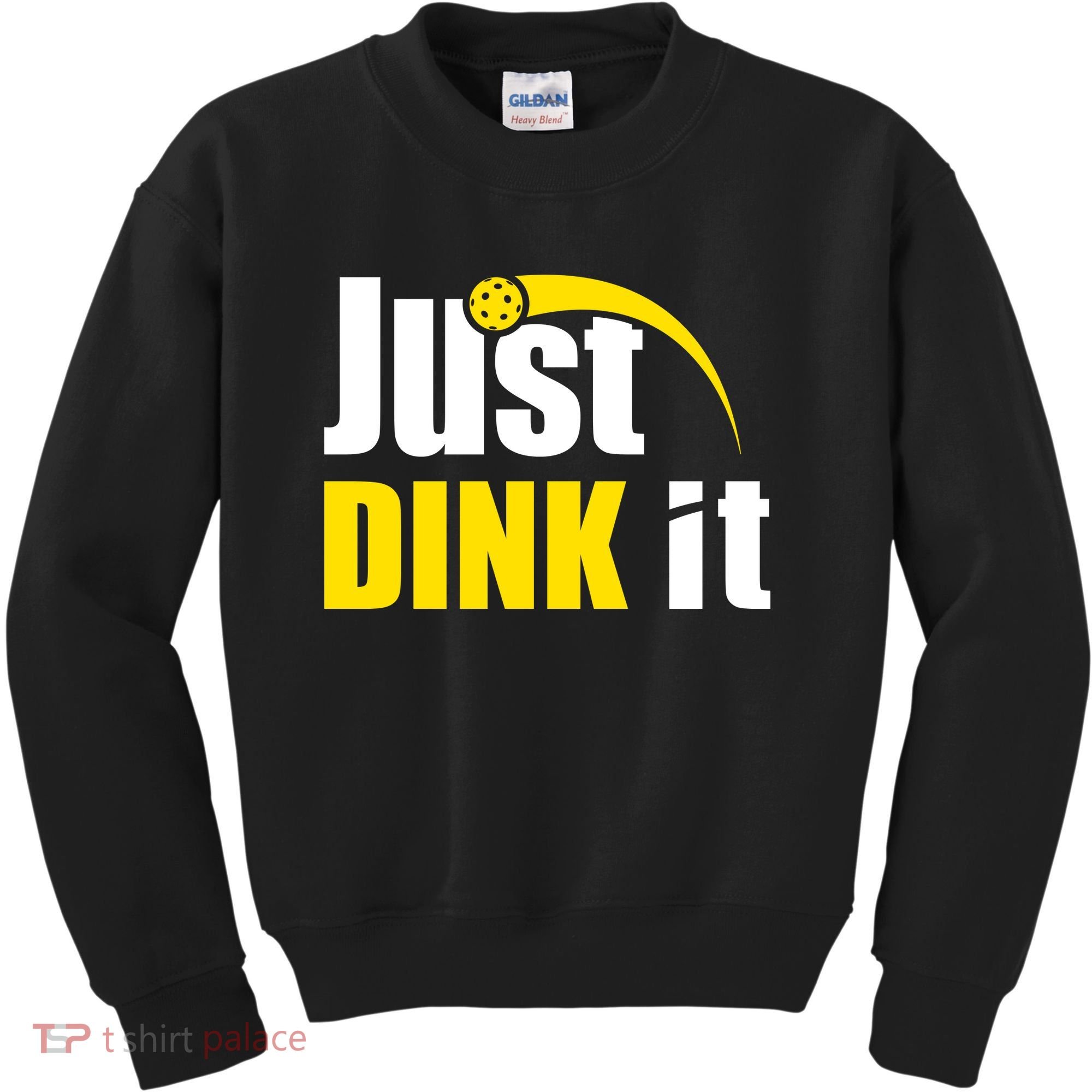 Just Dink It Funny Pickleball Play Pickle Ball Kids Sweatshirt