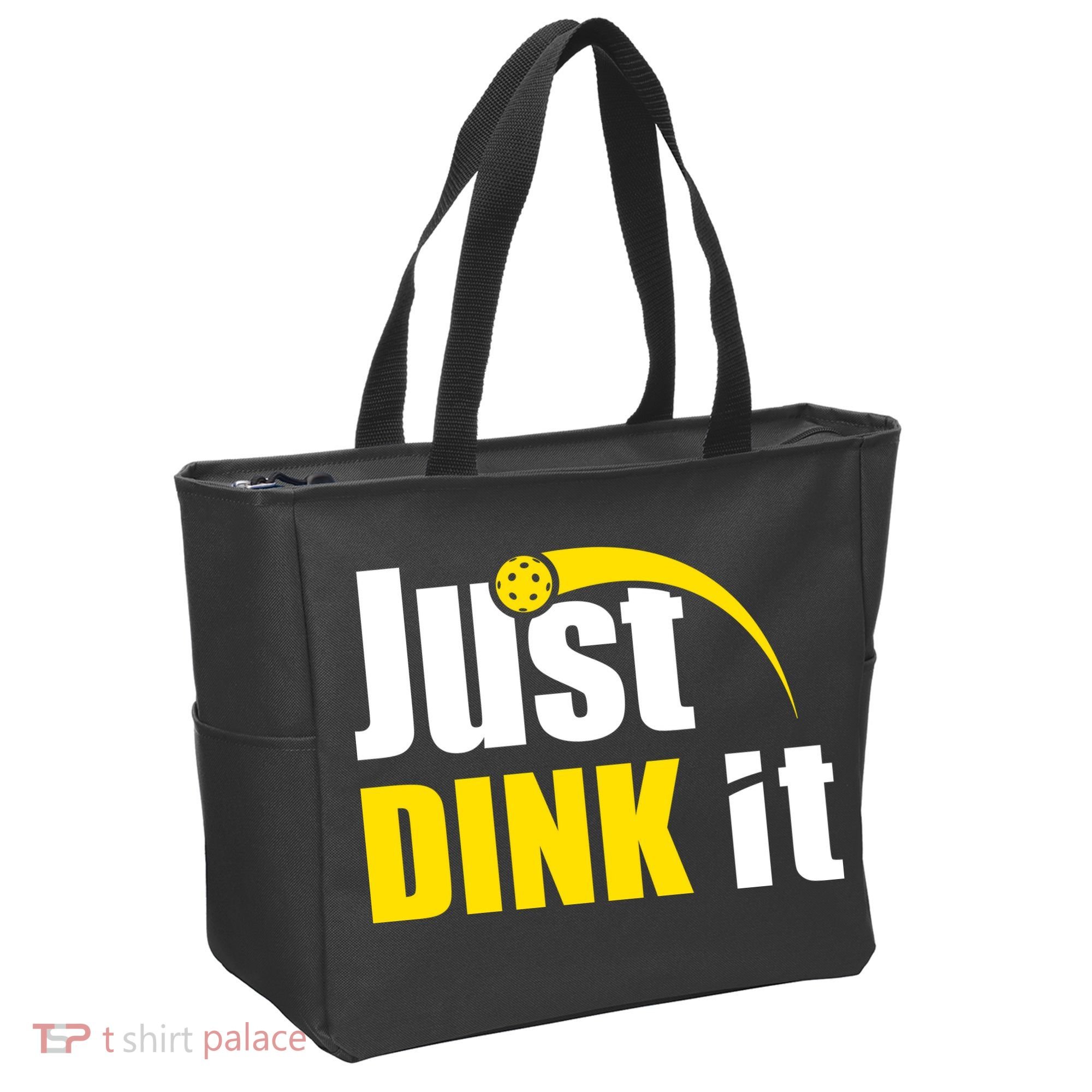Just Dink It Funny Pickleball Play Pickle Ball Tote Bag