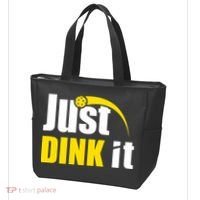 Just Dink It Funny Pickleball Play Pickle Ball Tote Bag thumb 3