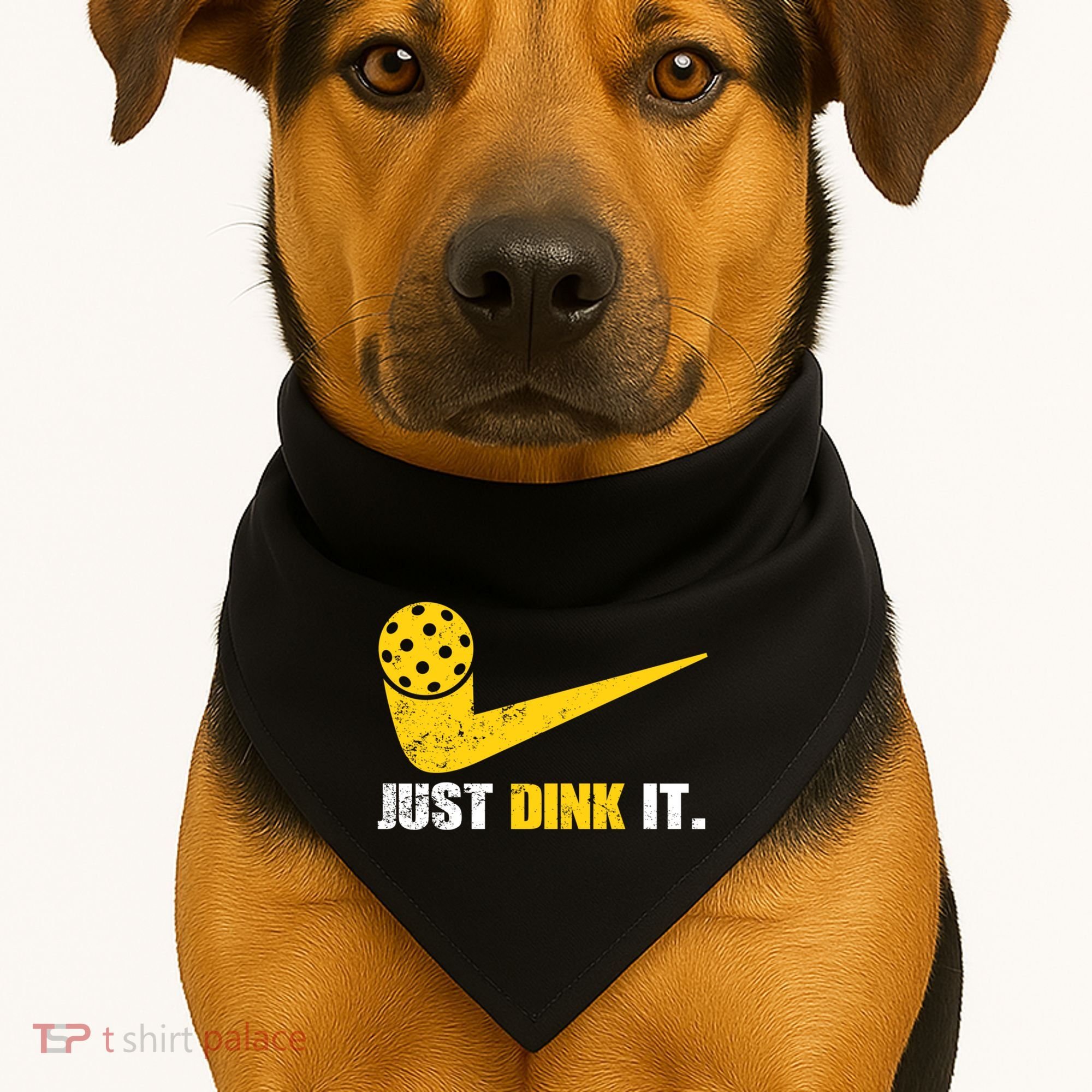 Just Dink It Pickleball Funny Pickleball Player Dink Player Gift USA-Made Doggie Bandana
