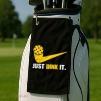 Just Dink It Pickleball Funny Pickleball Player Dink Player Gift Golf Towel thumb 2