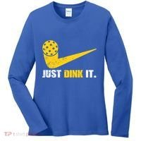 Just Dink It Pickleball Funny Pickleball Player Dink Player Gift Women's Long Sleeve Shirt thumb 0