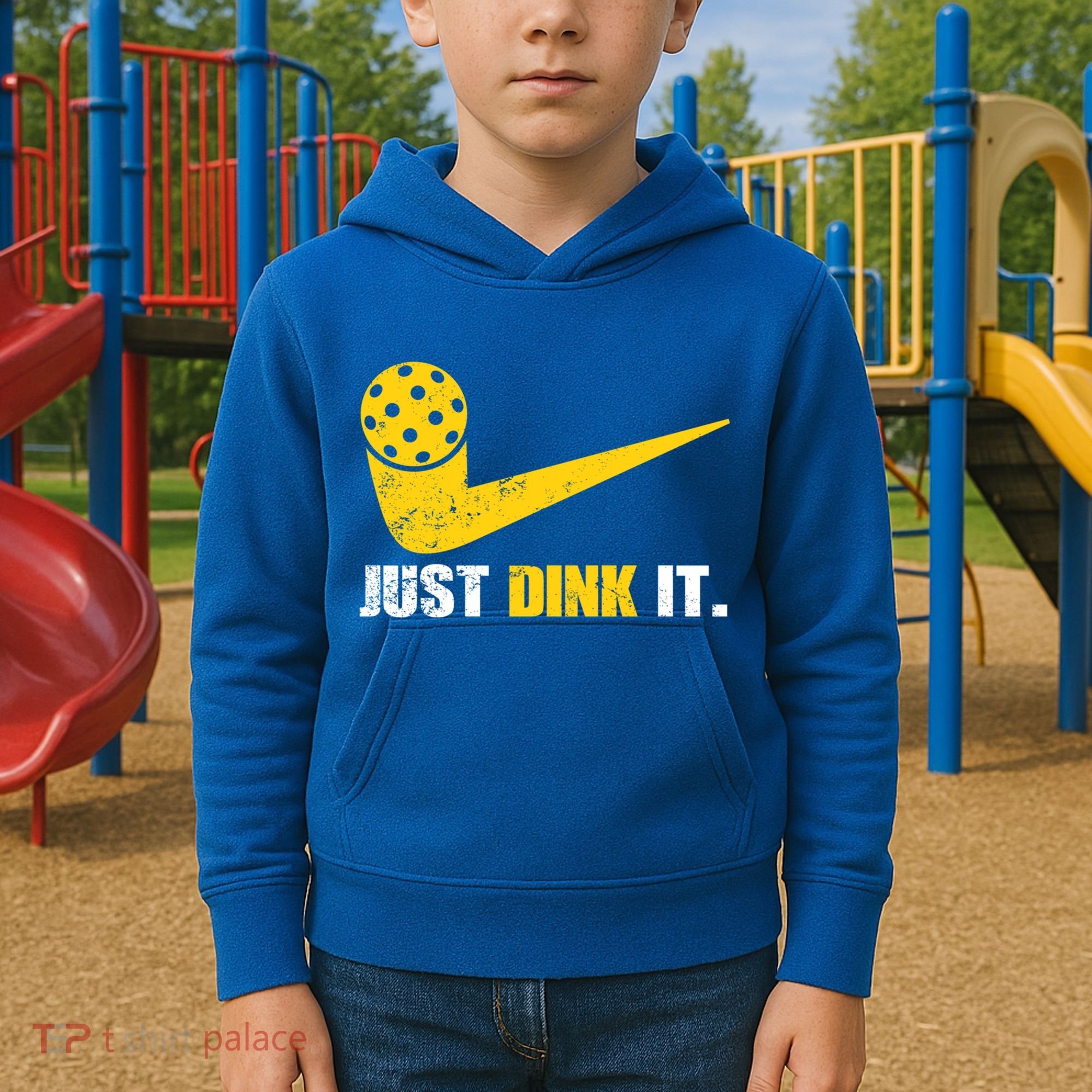 Just Dink It Pickleball Funny Pickleball Player Dink Player Gift Kids Hoodie