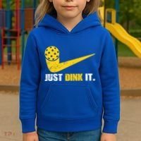 Just Dink It Pickleball Funny Pickleball Player Dink Player Gift Kids Hoodie thumb 3