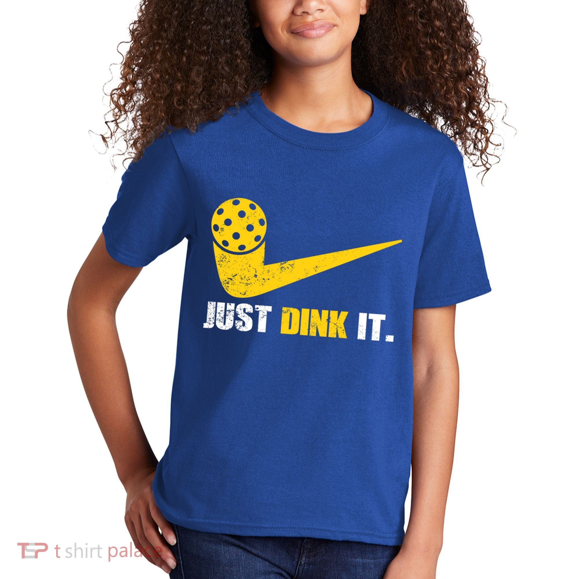 Just Dink It Pickleball Funny Pickleball Player Dink Player Gift Kids T-Shirt