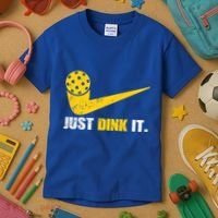 Just Dink It Pickleball Funny Pickleball Player Dink Player Gift Kids T-Shirt thumb 3