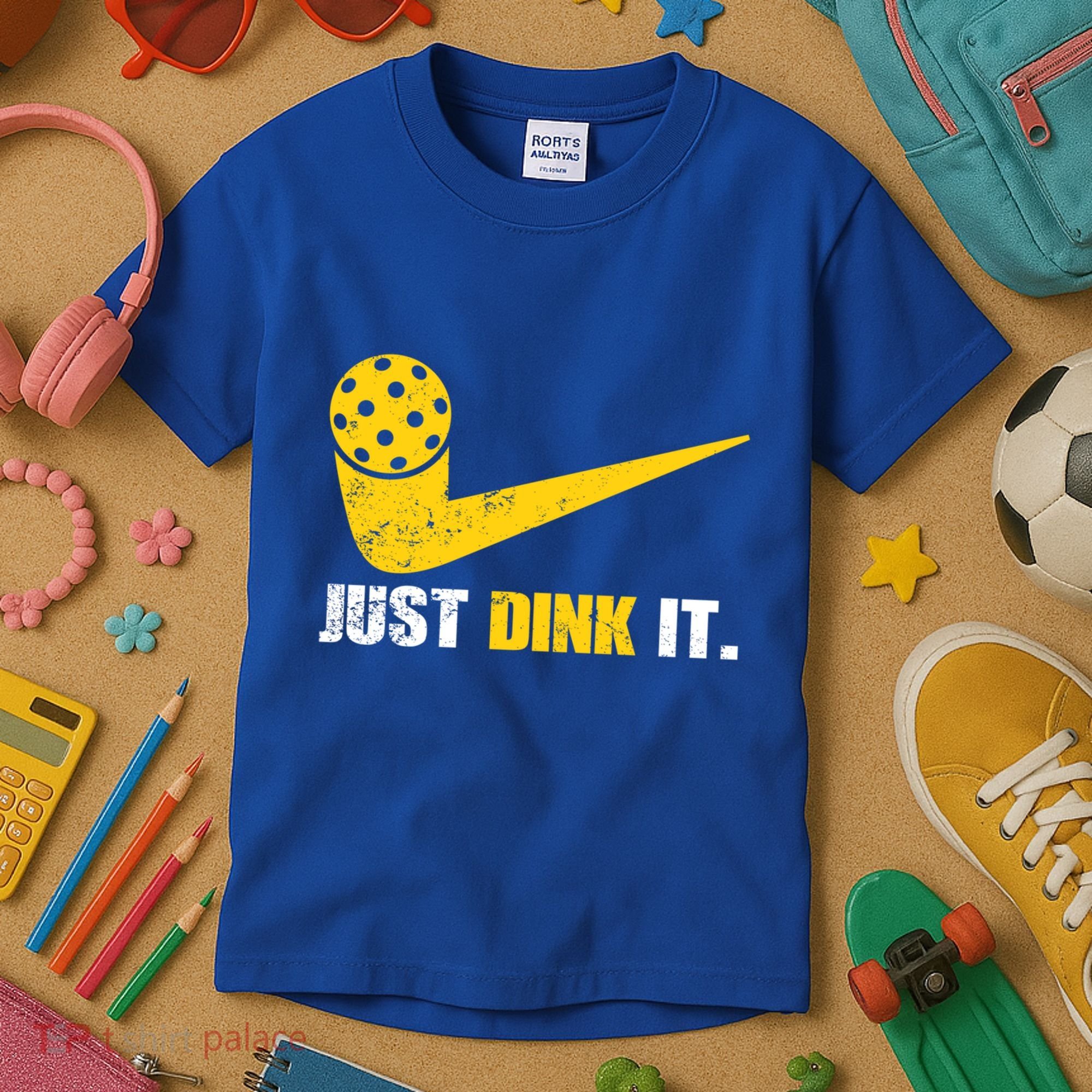 Just Dink It Pickleball Funny Pickleball Player Dink Player Gift Kids T-Shirt