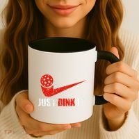 Just Dink It Pickleball Player Fan Gift Coffee Mug thumb 3