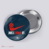 Just Dink It Pickleball Player Fan Gift Button thumb 0