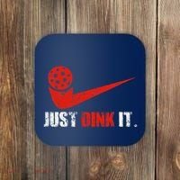 Just Dink It Pickleball Player Fan Gift Coaster thumb 0