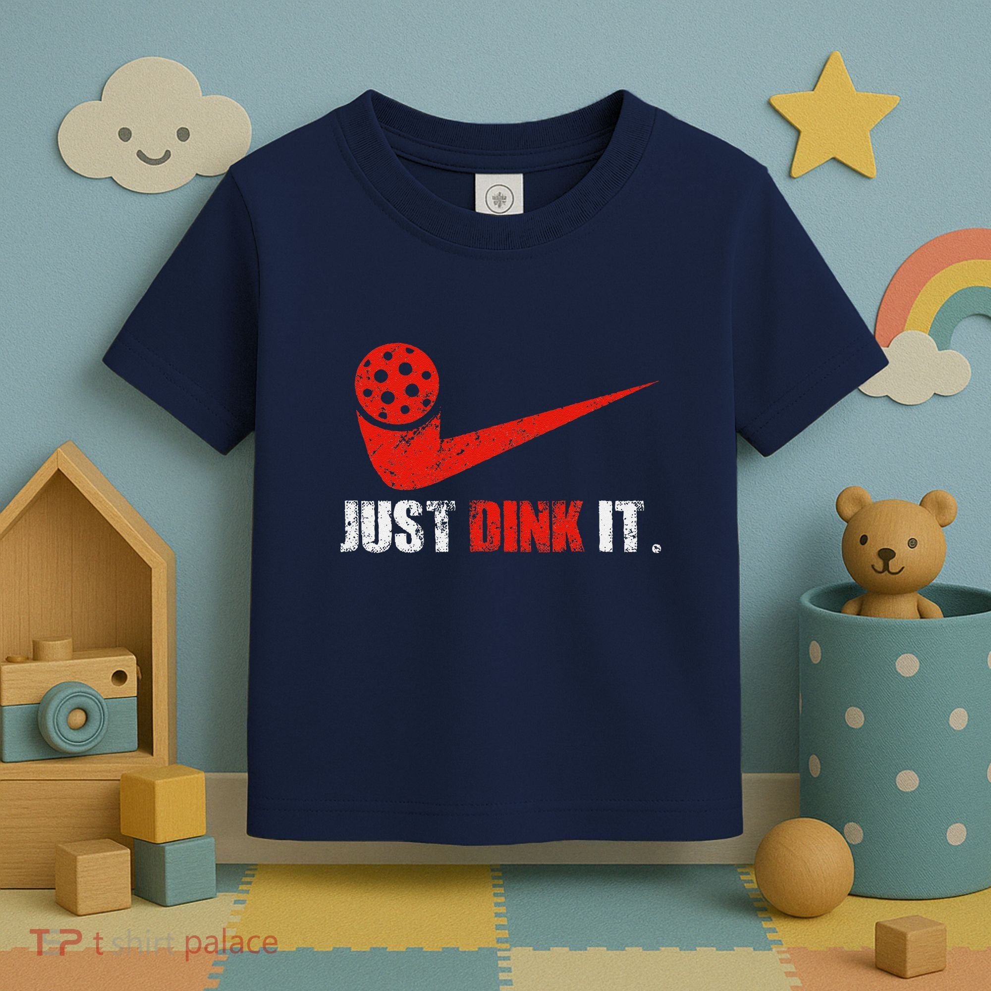 Just Dink It Pickleball Player Fan Gift Toddler T-Shirt
