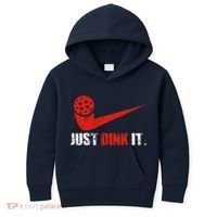 Just Dink It Pickleball Player Fan Gift Kids Hoodie thumb 0