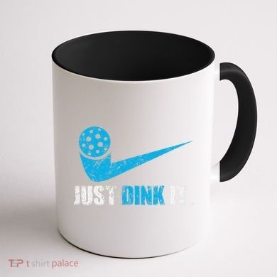 Just Dink It Pickleball Player Fan Gift Coffee Mug back