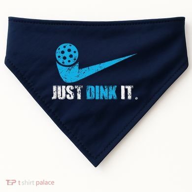 Just Dink It Pickleball Player Fan Gift USA-Made Doggie Bandana