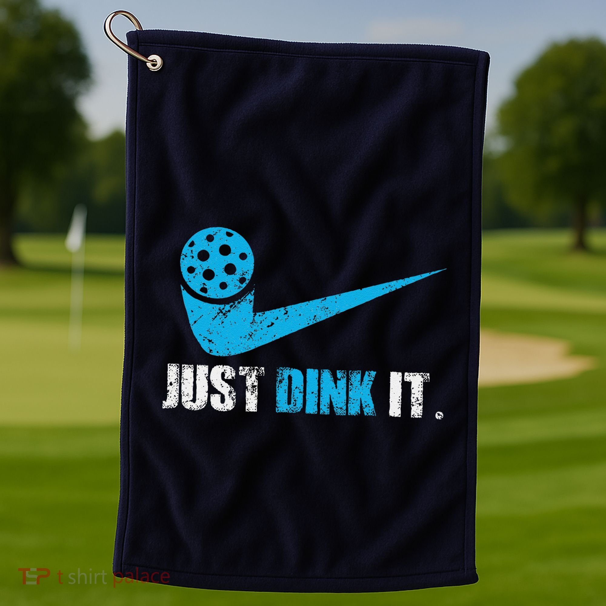 Just Dink It Pickleball Player Fan Gift Golf Towel