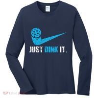 Just Dink It Pickleball Player Fan Gift Women's Long Sleeve Shirt thumb 0