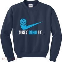 Just Dink It Pickleball Player Fan Gift Kids Sweatshirt thumb 0