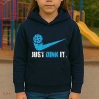 Just Dink It Pickleball Player Fan Gift Kids Hoodie thumb 3