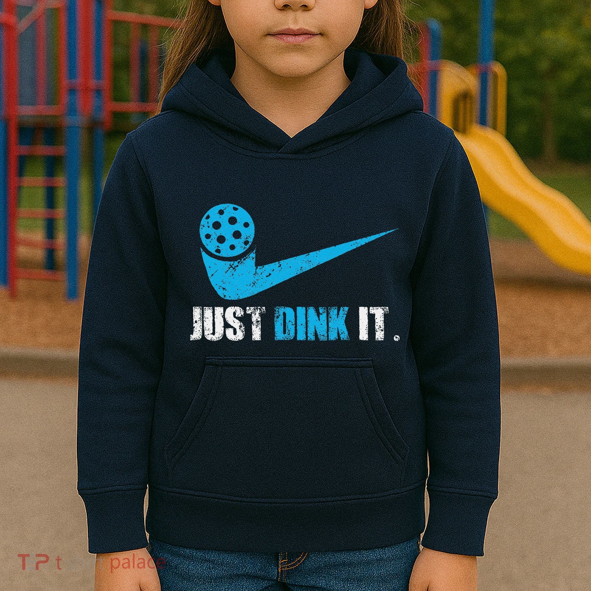 Just Dink It Pickleball Player Fan Gift Kids Hoodie