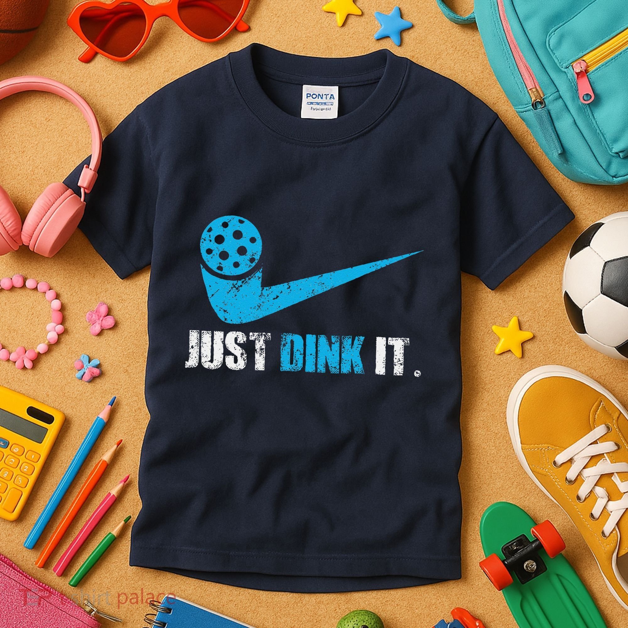 Just Dink It Pickleball Player Fan Gift Kids T-Shirt