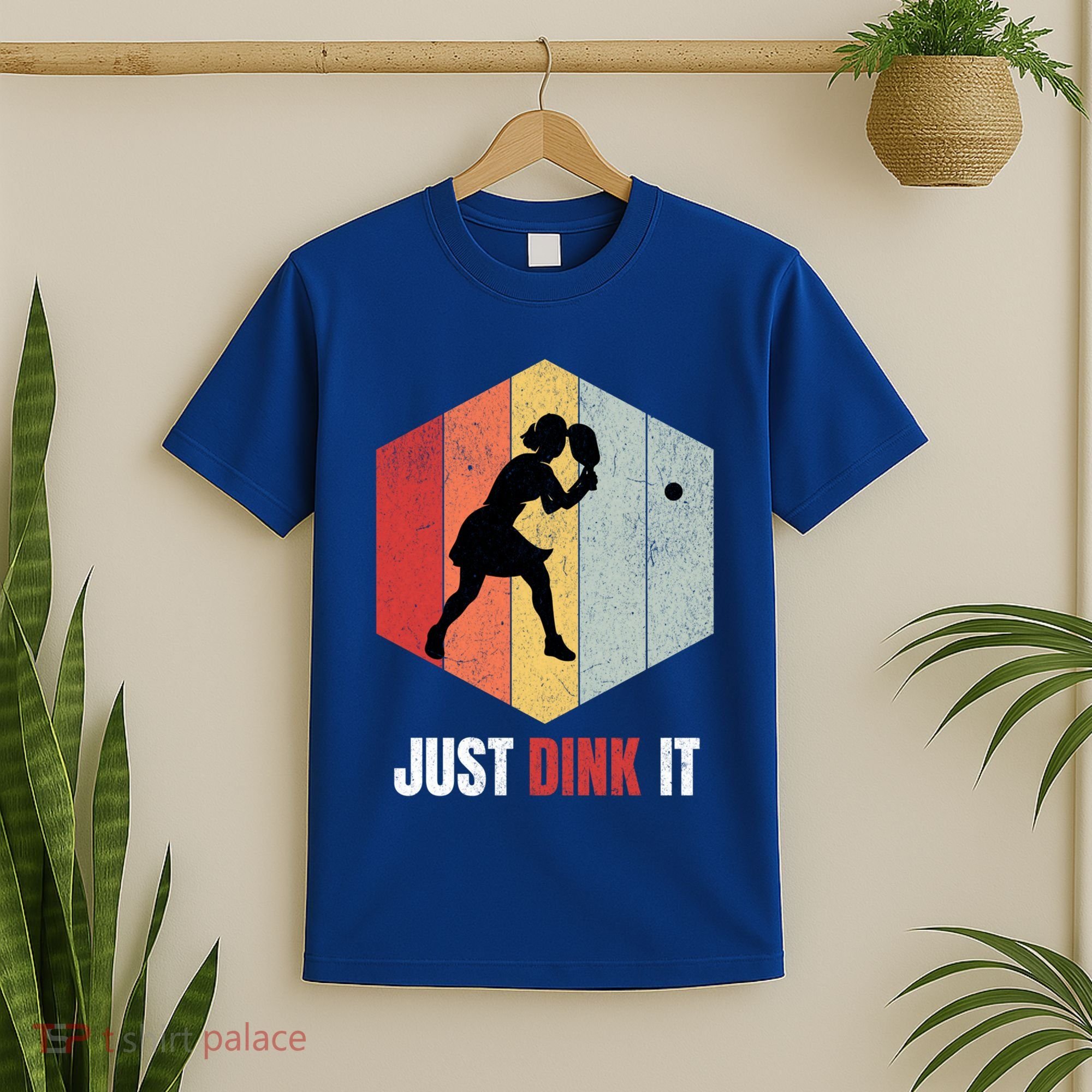 Just Dink It Vintage Pickle Ball And Pickleball Fan Gift T-Shirt