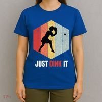 Just Dink It Vintage Pickle Ball And Pickleball Fan Gift T-Shirt thumb 4