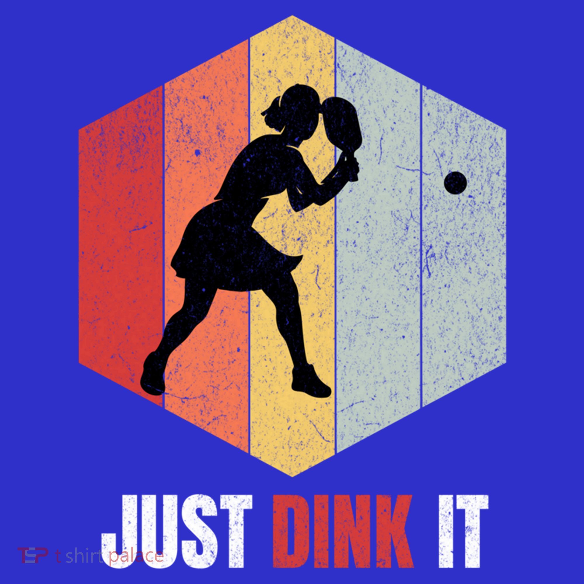 Just Dink It Vintage Pickle Ball And Pickleball Fan Gift T-Shirt